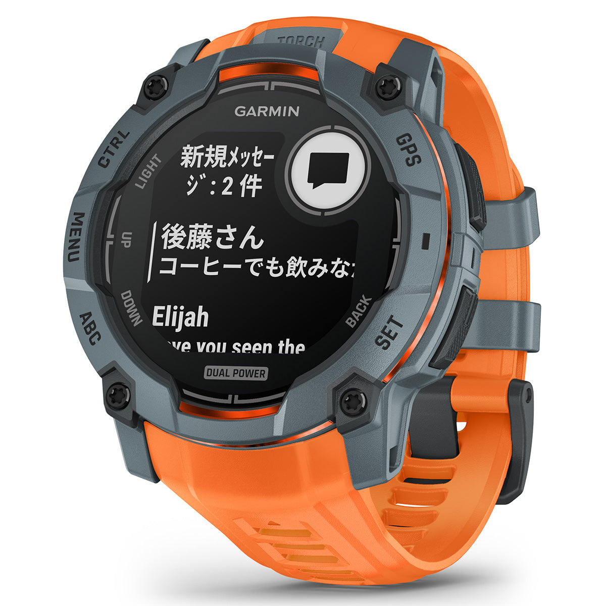 ガーミン GARMIN Instinct 3 Dual Power 50mm インスティンクト3 デュアルパワー 50ミリ GPS スマートウォッチ アウトドア 腕時計 010-02935-31 Twilight/Solstice【2025 新作】