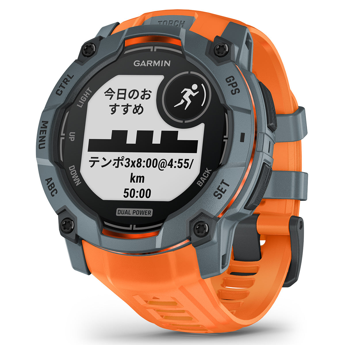 ガーミン GARMIN Instinct 3 Dual Power 50mm インスティンクト3 デュアルパワー 50ミリ GPS スマートウォッチ アウトドア 腕時計 010-02935-31 Twilight/Solstice【2025 新作】