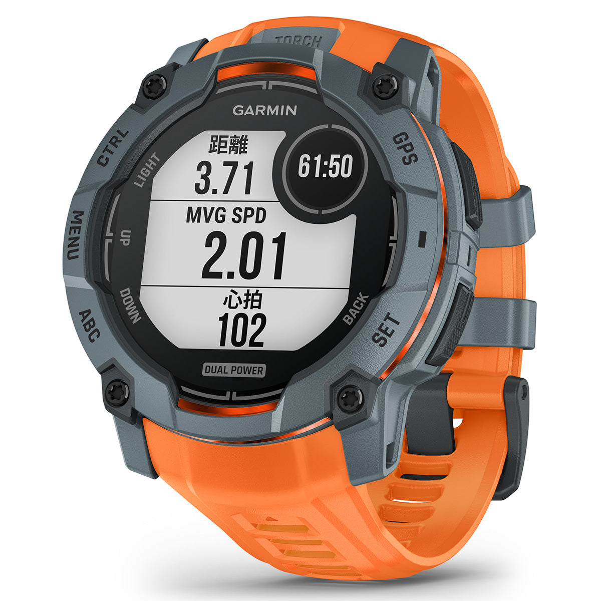 ガーミン GARMIN Instinct 3 Dual Power 50mm インスティンクト3 デュアルパワー 50ミリ GPS スマートウォッチ アウトドア 腕時計 010-02935-31 Twilight/Solstice【2025 新作】