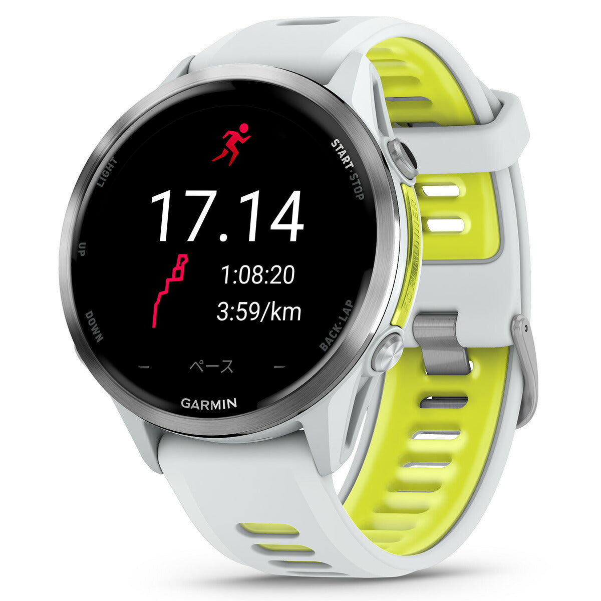 ガーミン GARMIN Forerunner 970 フォアランナー 970 GPS ランニング スマートウォッチ 010-02969-51 腕時計 メンズ レディース White/Amp Yellow【2025 新作】
