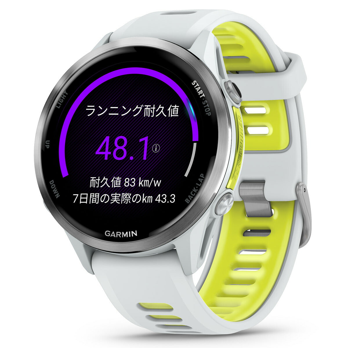 ガーミン GARMIN Forerunner 970 フォアランナー 970 GPS ランニング スマートウォッチ 010-02969-51 腕時計 メンズ レディース White/Amp Yellow【2025 新作】