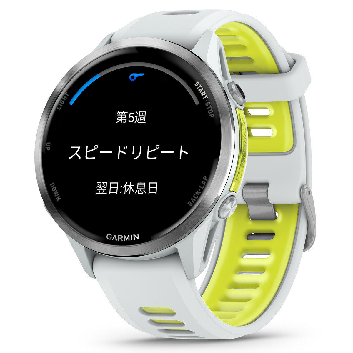 ガーミン GARMIN Forerunner 970 フォアランナー 970 GPS ランニング スマートウォッチ 010-02969-51 腕時計 メンズ レディース White/Amp Yellow【2025 新作】