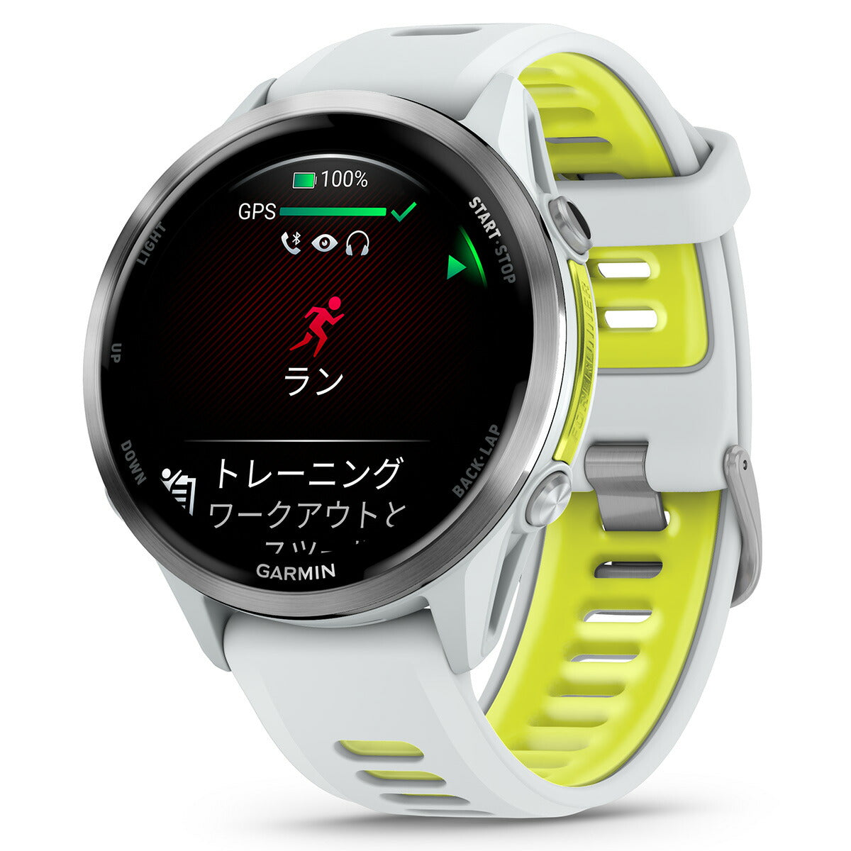 ガーミン GARMIN Forerunner 970 フォアランナー 970 GPS ランニング スマートウォッチ 010-02969-51 腕時計 メンズ レディース White/Amp Yellow【2025 新作】