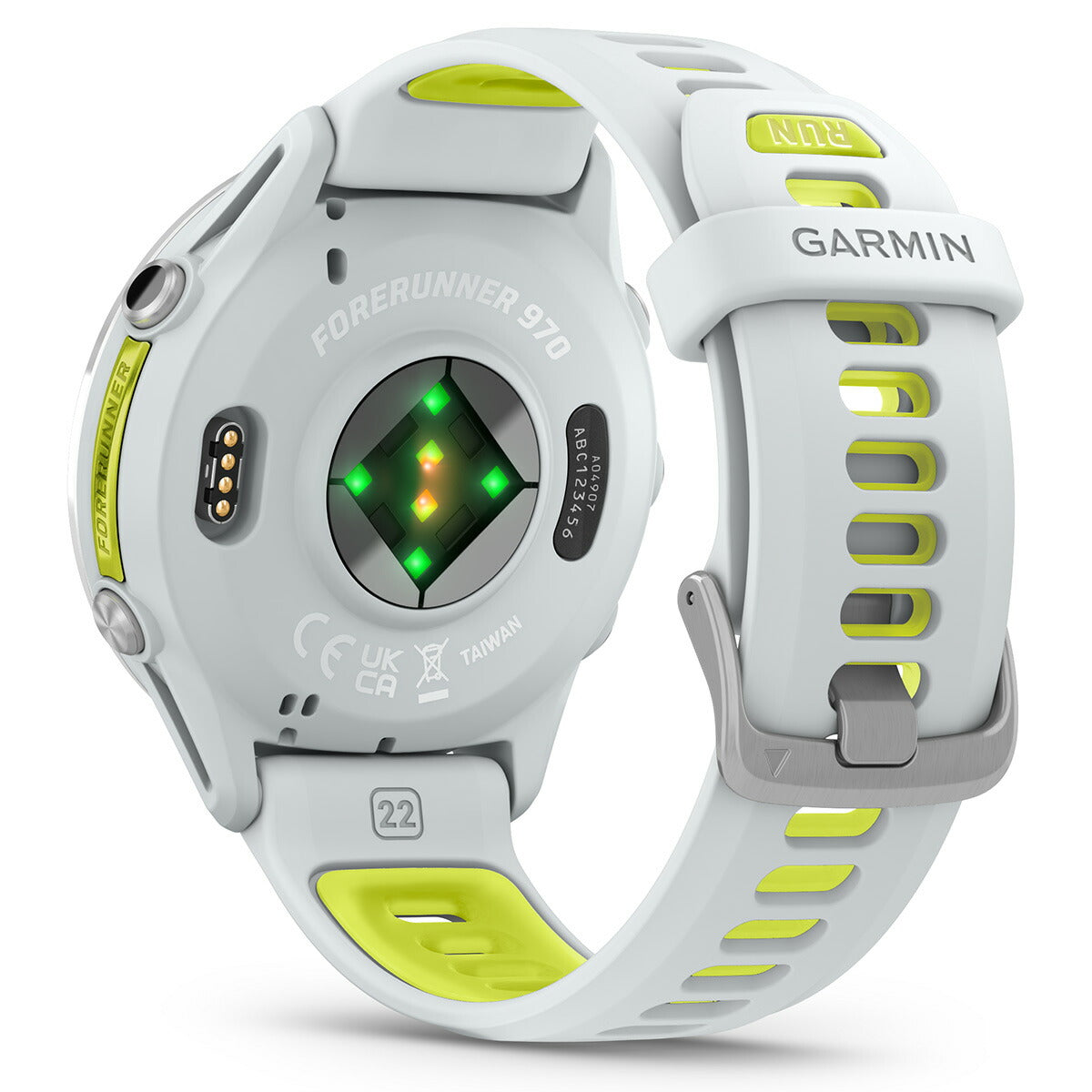 ガーミン GARMIN Forerunner 970 フォアランナー 970 GPS ランニング スマートウォッチ 010-02969-51 腕時計 メンズ レディース White/Amp Yellow【2025 新作】