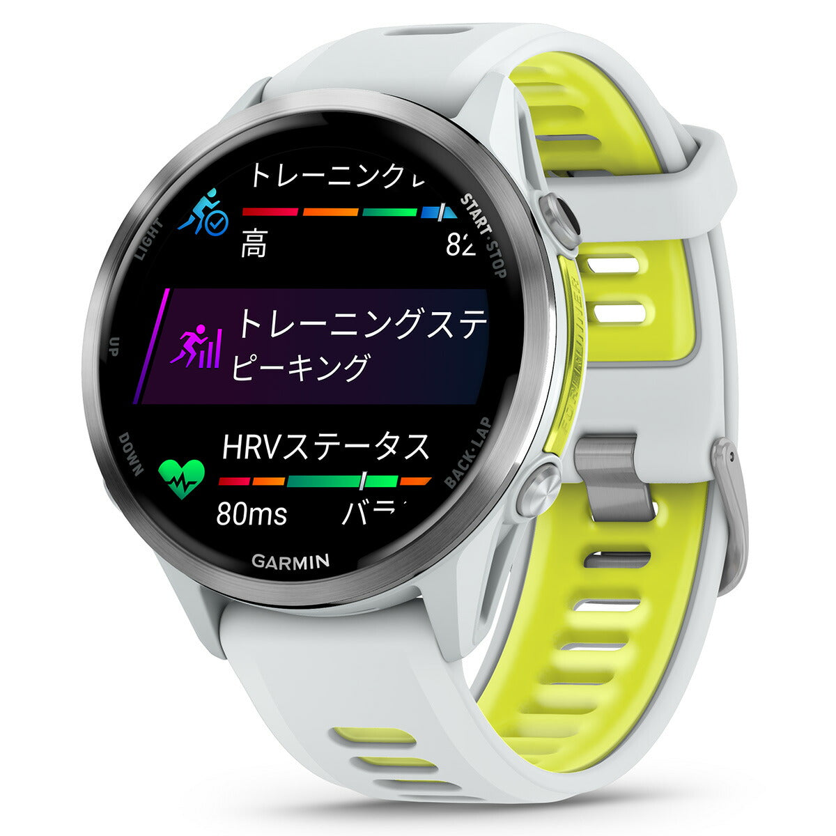 ガーミン GARMIN Forerunner 970 フォアランナー 970 GPS ランニング スマートウォッチ 010-02969-51 腕時計 メンズ レディース White/Amp Yellow【2025 新作】