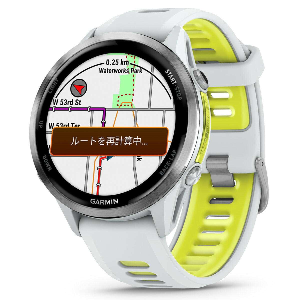 ガーミン GARMIN Forerunner 970 フォアランナー 970 GPS ランニング スマートウォッチ 010-02969-51 腕時計 メンズ レディース White/Amp Yellow【2025 新作】