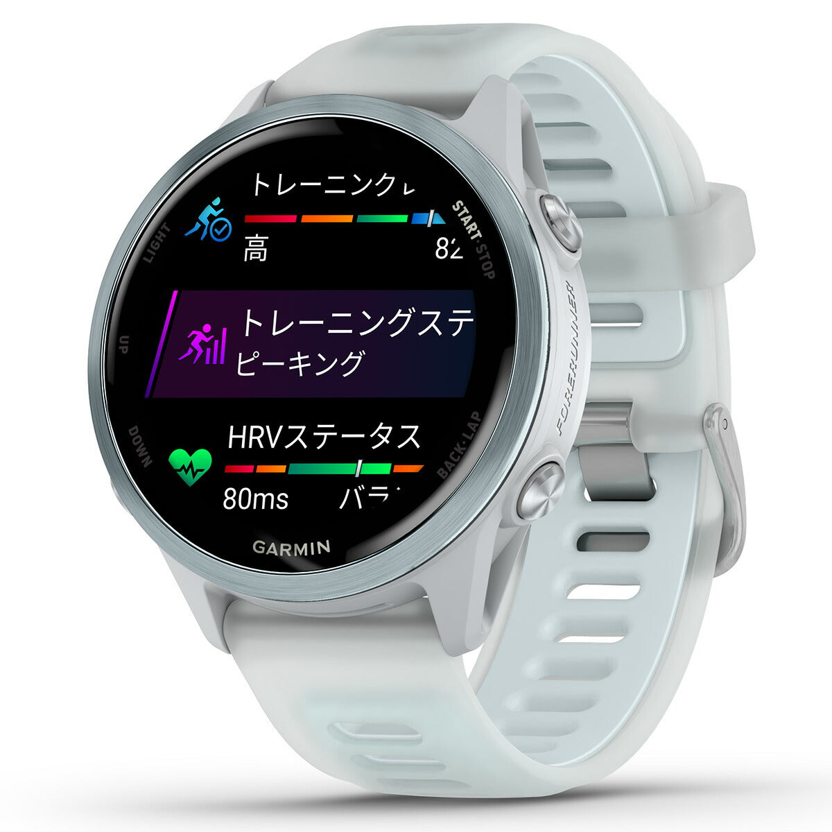 ガーミン GARMIN Forerunner 570 42mm フォアランナー 570 42mm GPS ランニング スマートウォッチ 010-02970-31 腕時計 メンズ レディース White/Cloud【2025 新作】