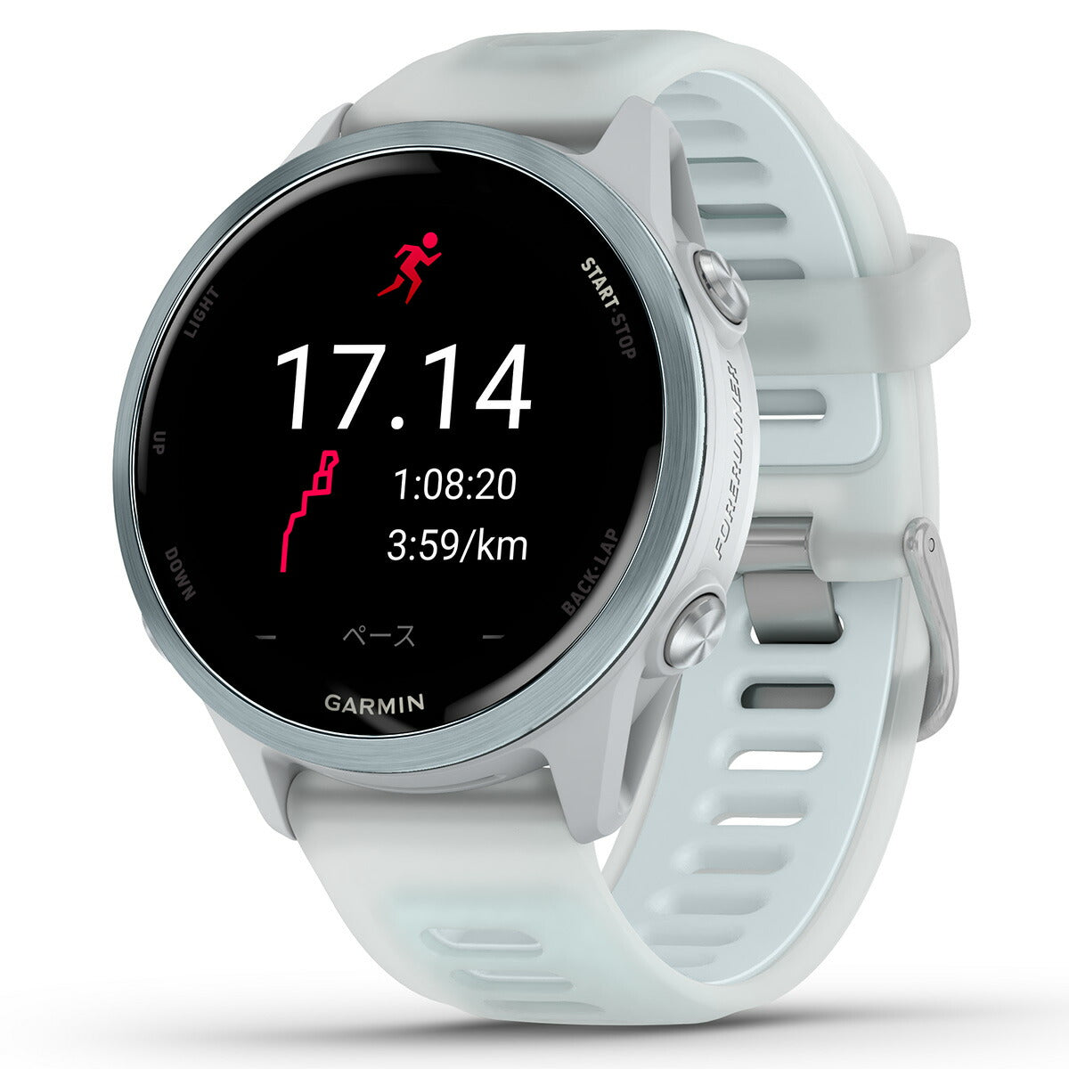 ガーミン GARMIN Forerunner 570 42mm フォアランナー 570 42mm GPS ランニング スマートウォッチ 010-02970-31 腕時計 メンズ レディース White/Cloud【2025 新作】