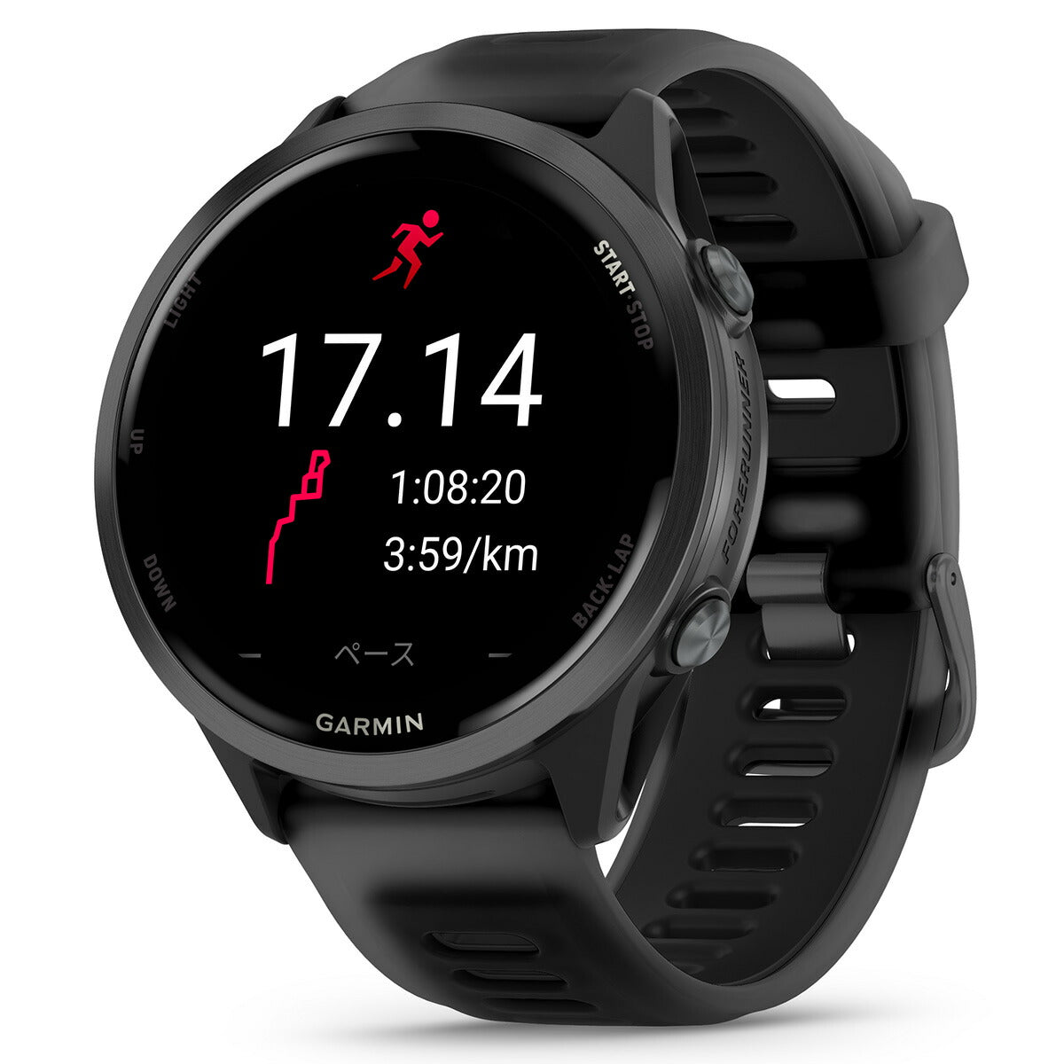 ガーミン GARMIN Forerunner 570 47mm フォアランナー 570 47mm GPS ランニング スマートウォッチ 010-02971-30 腕時計 メンズ レディース Black【2025 新作】