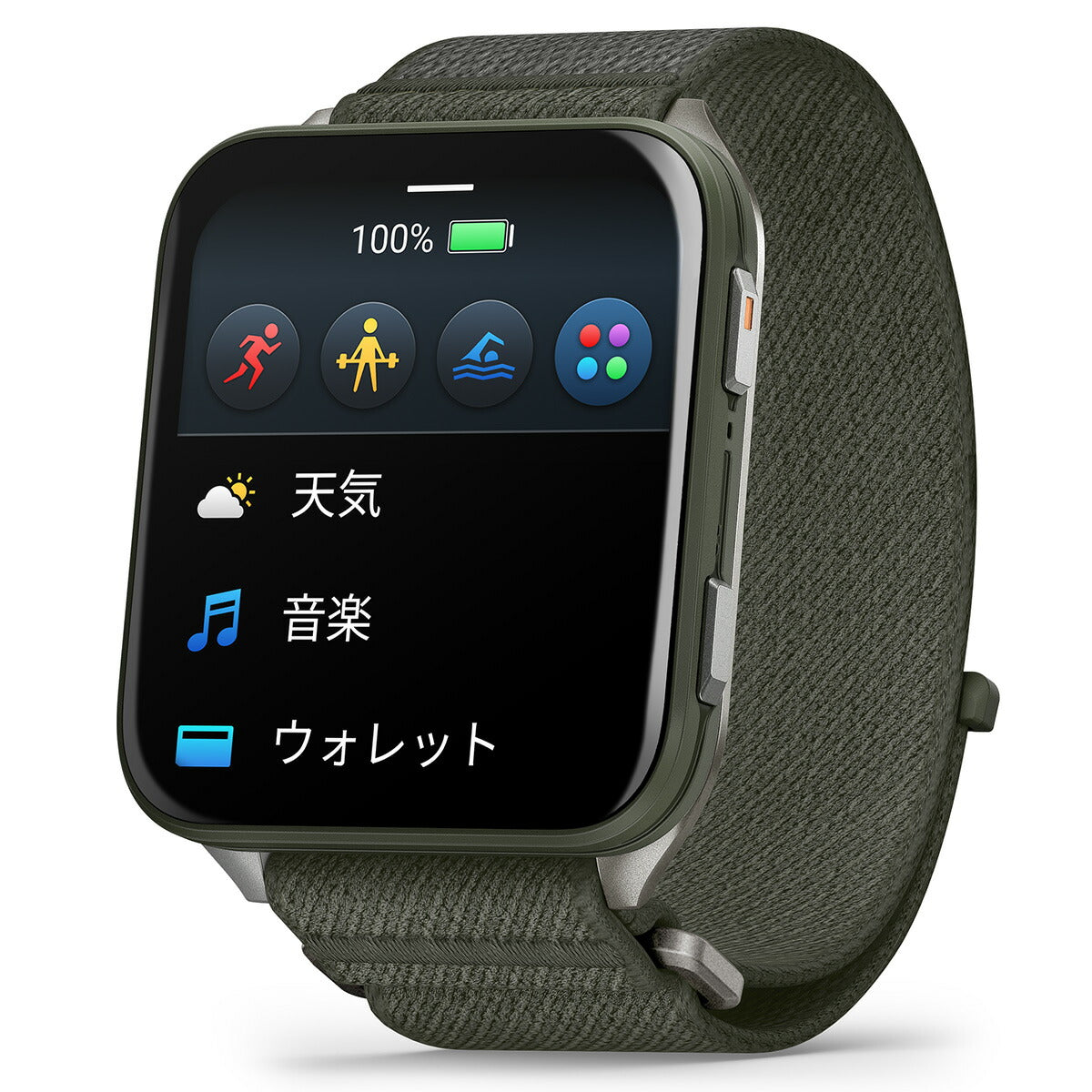 ガーミン GARMIN Venu X1 ヴェニュー エックスワン GPS スマートウォッチ ライフログ 腕時計 メンズ レディース 010-02980-22 Moss【2025 新作】