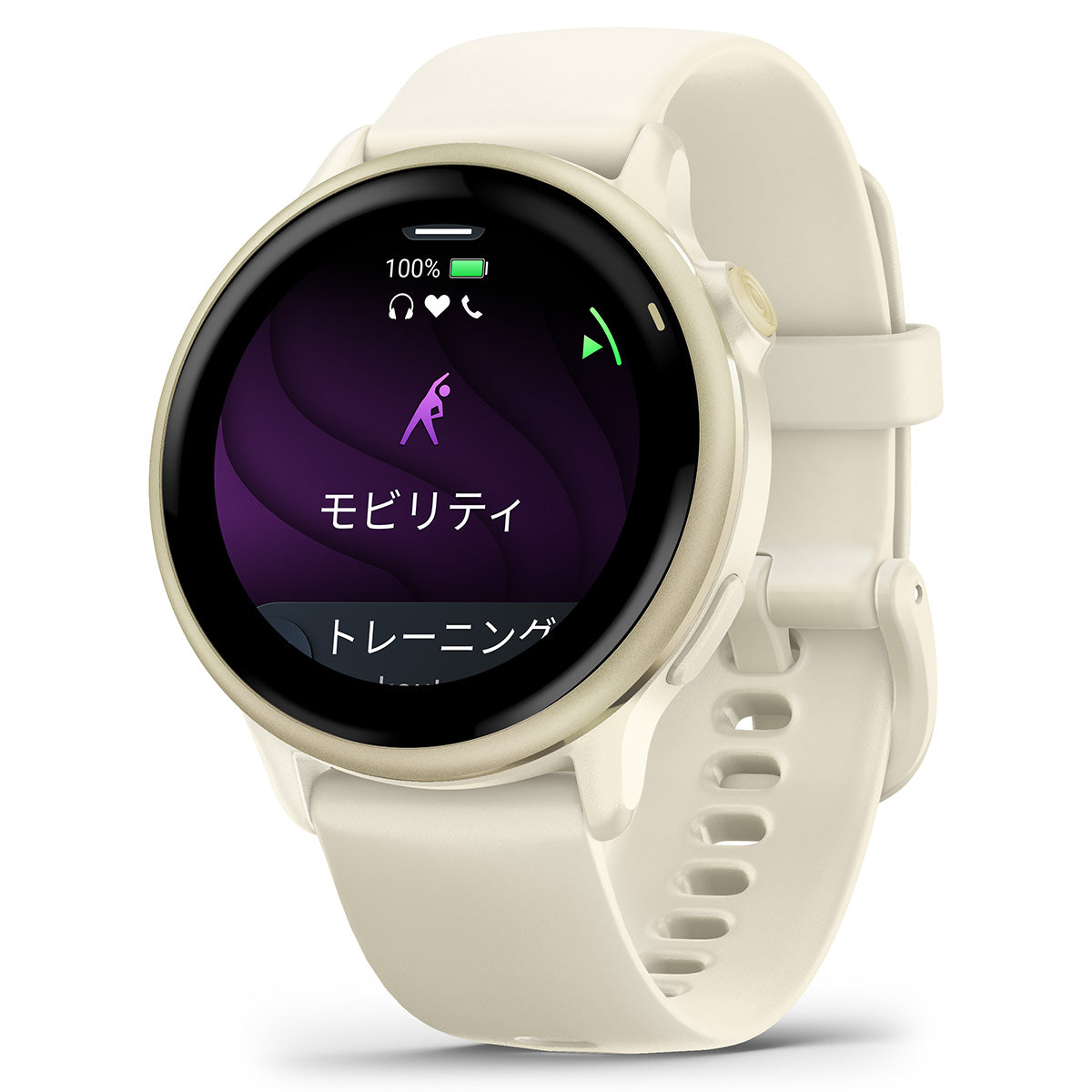 ガーミン GARMIN vivoactive 6 ヴィヴォアクティブ6 GPS スマートウォッチ ライフログ 腕時計 メンズ レディース 010-02985-31 Bone/Lunar Gold【2025 新作】