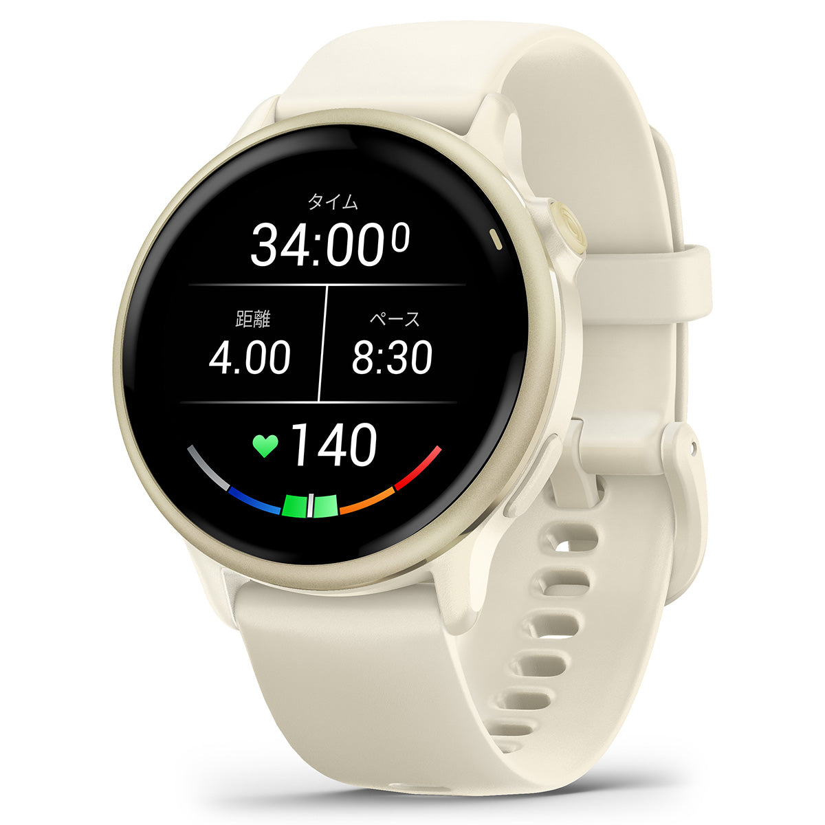 ガーミン GARMIN vivoactive 6 ヴィヴォアクティブ6 GPS スマートウォッチ ライフログ 腕時計 メンズ レディース 010-02985-31 Bone/Lunar Gold【2025 新作】