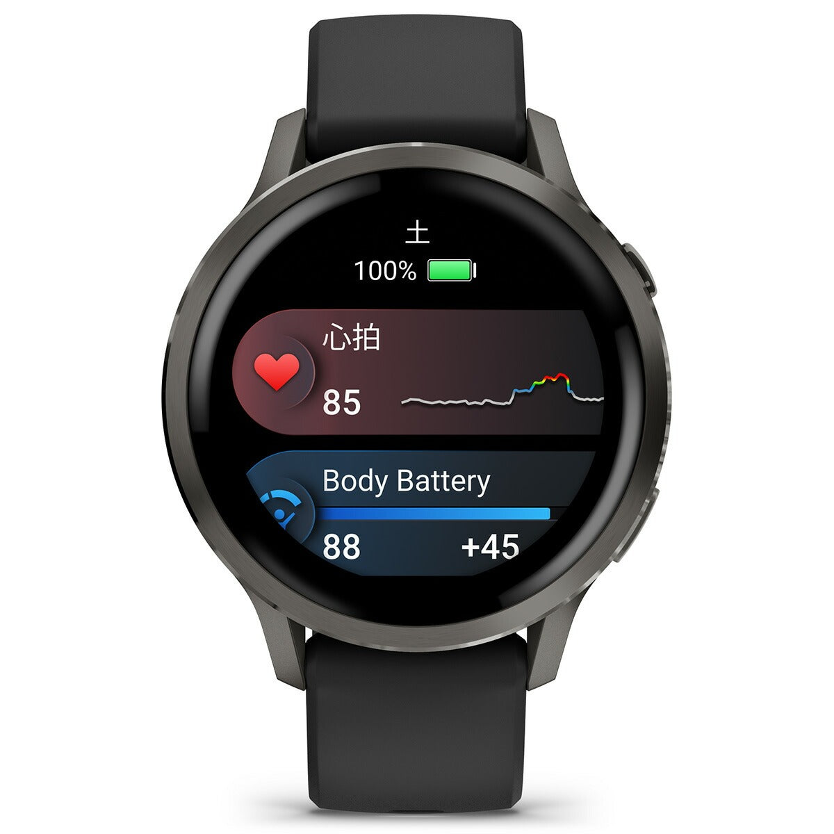 ガーミン GARMIN Venu 4 41mm ヴェニュー4 41mm フィットネス GPS スマートウォッチ 腕時計 レディース 010-03013-32 Slate/Black【2025 新作】