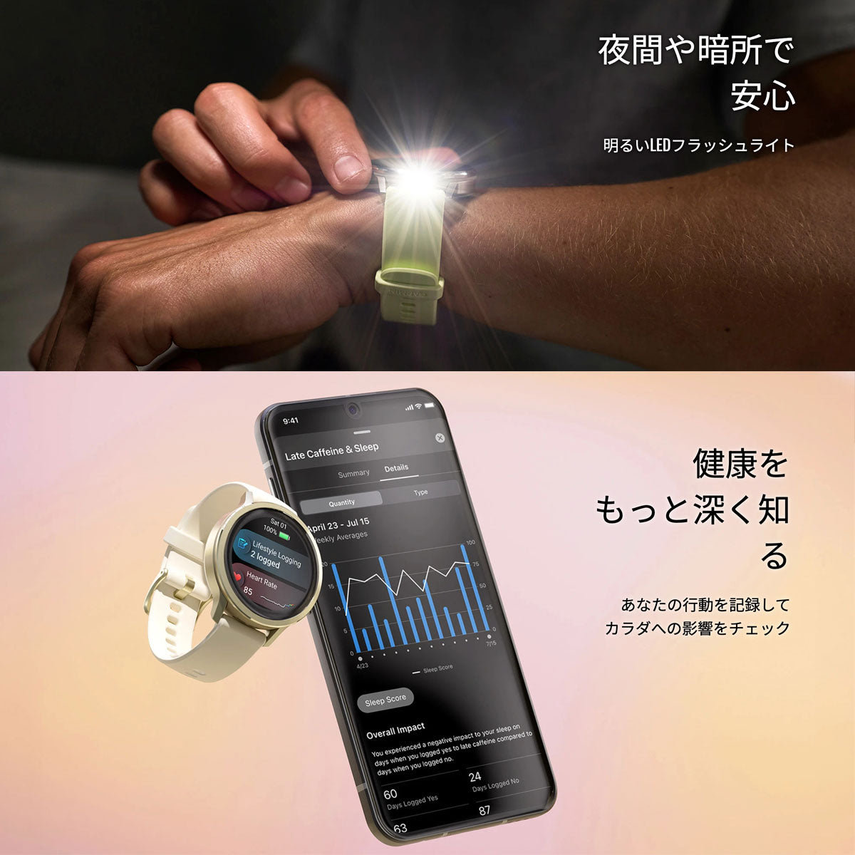 ガーミン GARMIN Venu 4 45mm ヴェニュー4 45mm フィットネス GPS スマートウォッチ 腕時計 メンズ レディース 010-03014-31 Silver/Gray