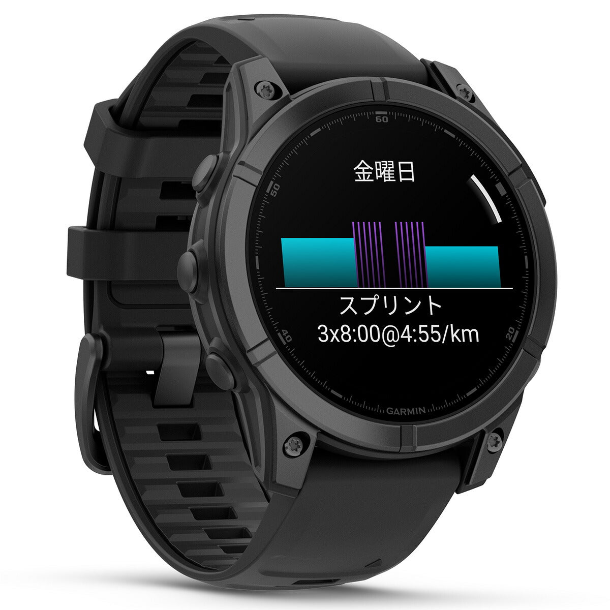 ガーミン GARMIN fenix E 47mm フェニックス イー GPS スマートウォッチ 腕時計 メンズ レディース 010-03025-12 Slate Gray Steel/Black【2024 新作】