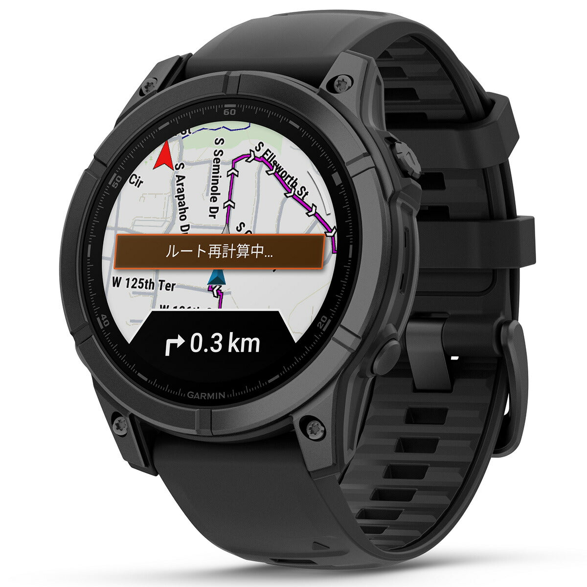 ガーミン GARMIN fenix E 47mm フェニックス イー GPS スマートウォッチ 腕時計 メンズ レディース 010-03025-12 Slate Gray Steel/Black【2024 新作】