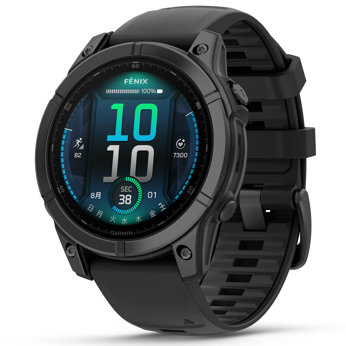 ガーミン GARMIN fenix E 47mm フェニックス イー GPS スマートウォッチ 腕時計 メンズ レディース 010-03025-12 Slate Gray Steel/Black【2024 新作】