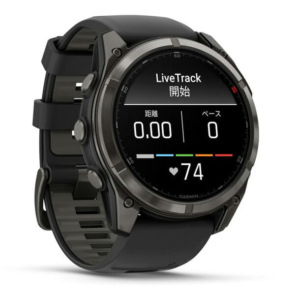 ガーミン GARMIN fenix 8 Pro MicroLED 51mm フェニックス8 プロ マイクロLED 51mm スマートウォッチ 腕時計 010-03380-12 Ti DLC / Black