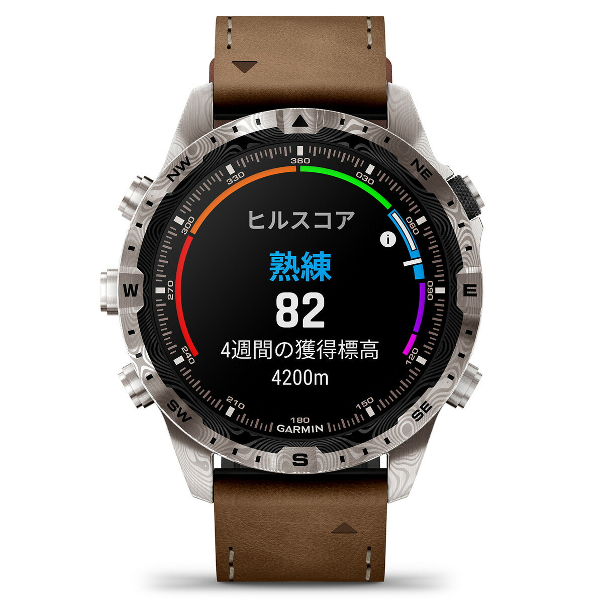 ガーミン GARMIN MARQ Adventurer Gen 2 Damascus Steel Edition マーク アドベンチャラー ダマスカス スチールエディション GPS スマートウォッチ 腕時計 メンズ 010-03393-D2【2024 新作】