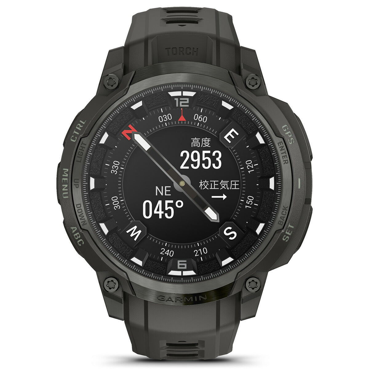 ガーミン GARMIN Instinct Crossover AMOLED インスティンクト クロスオーバー アモレッド GPS スマートウォッチ 腕時計 010-03398-30 Charcoal Grey【2025 新作】