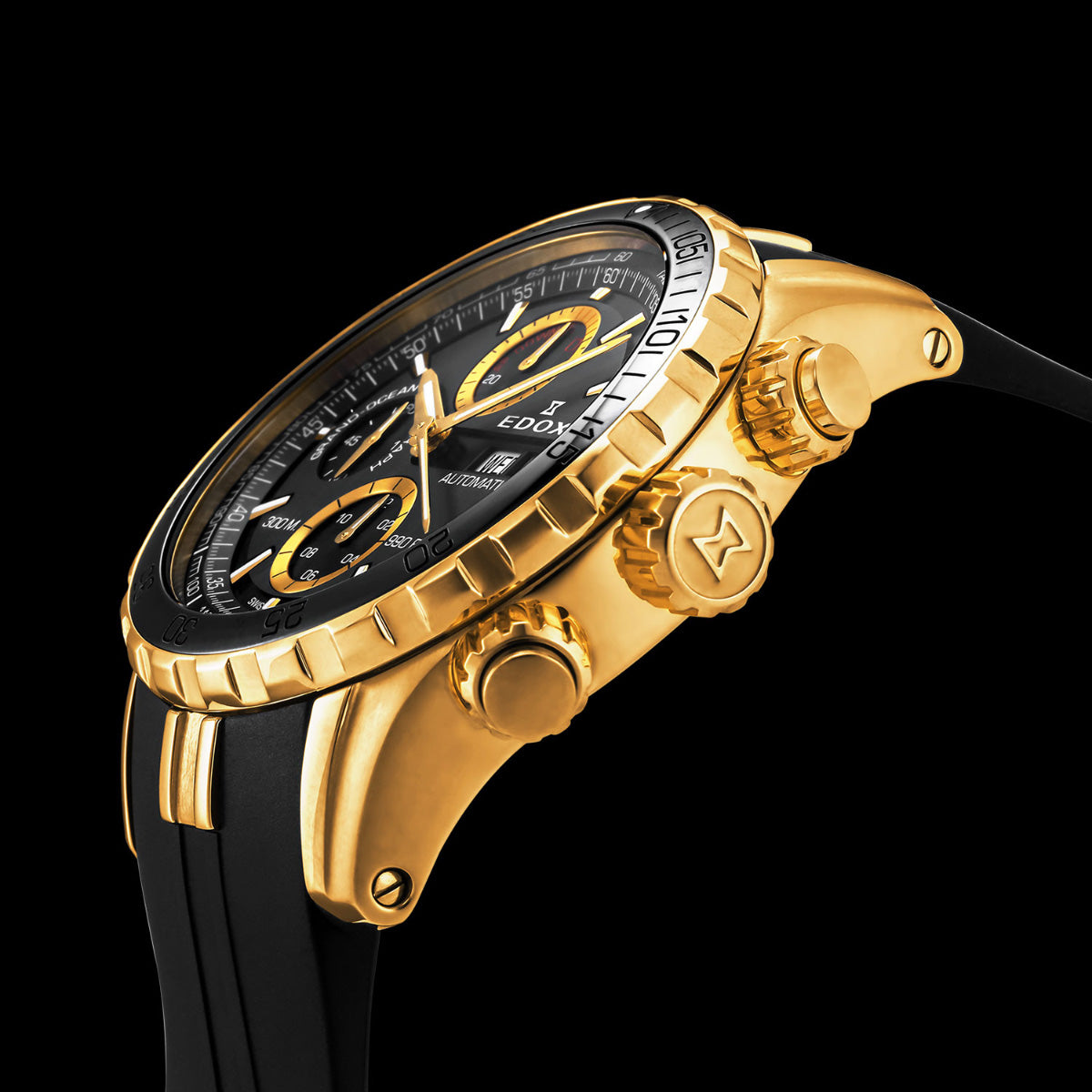 エドックス EDOX グランドオーシャン クロノグラフ オートマティック 腕時計 メンズ 自動巻き 01123-37J5-NID5 GRAND OCEAN【60回分割手数料無料！】