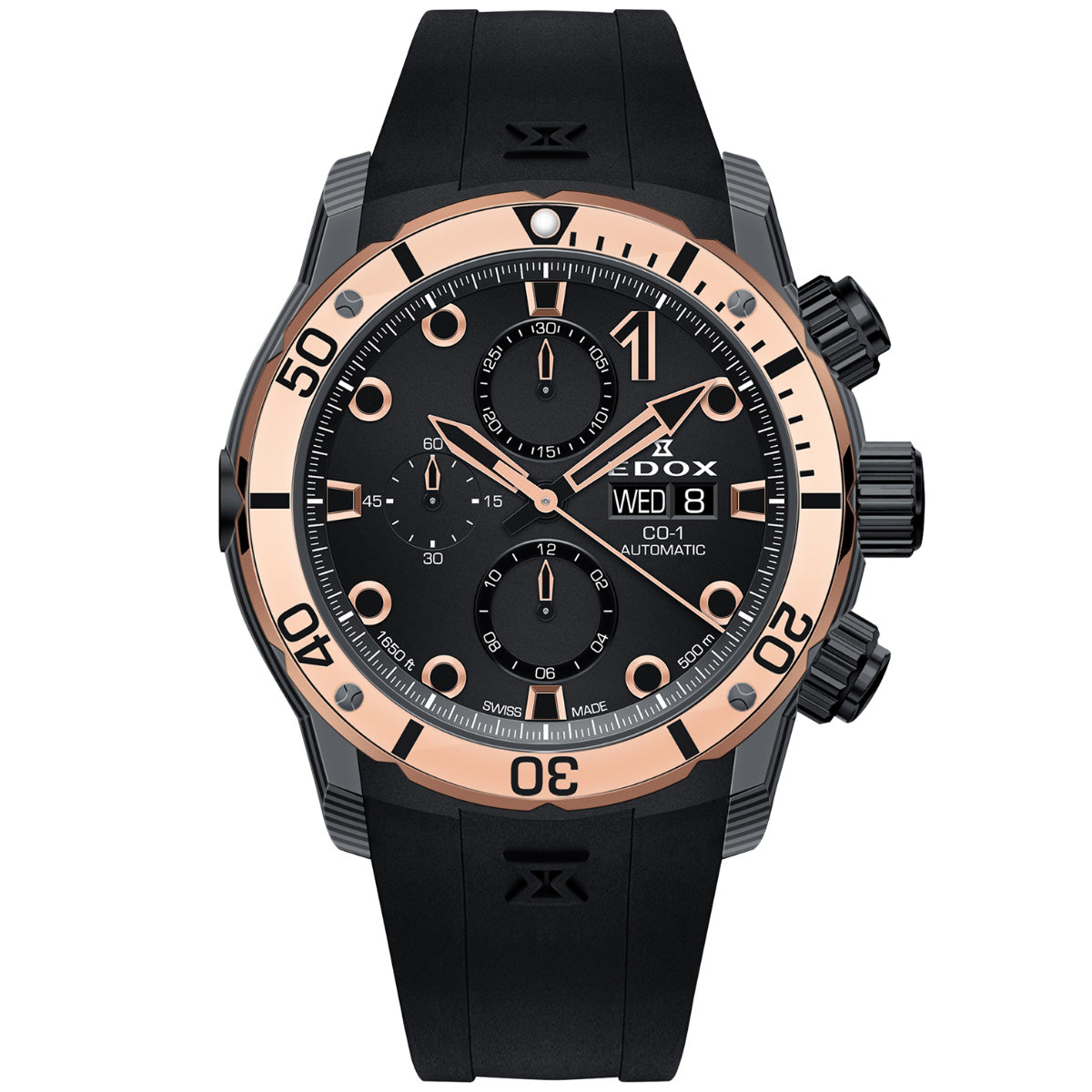 エドックス EDOX クロノオフショア1 カーボン クロノグラフ オートマティック 腕時計 メンズ 自動巻き 01125-CLN5N-NIR CHRONOFFSHORE-1【60回分割手数料無料！】