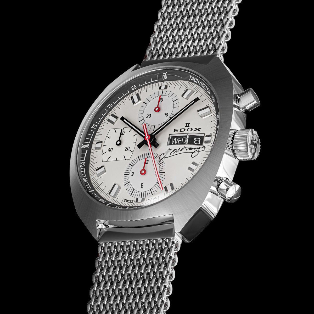 エドックス EDOX クロノラリー スポーツマン クロノグラフ オートマティック ファンジオ リミテッド エディション 腕時計 メンズ 自動巻き 世界限定115本 01132-3G-BEAN CHRONORALLY【60回分割手数料無料！】