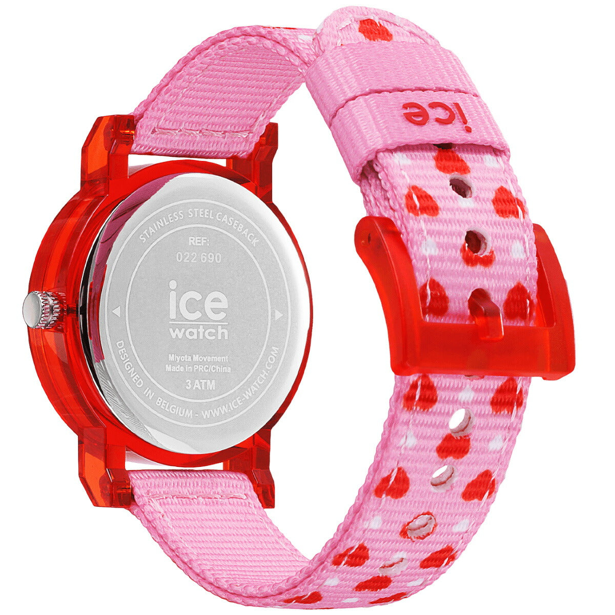 アイスウォッチ ICE-WATCH 腕時計 ボーイズ ガールズ アイスラーニング ICE learning レッドラブ 022690【2024 新作】