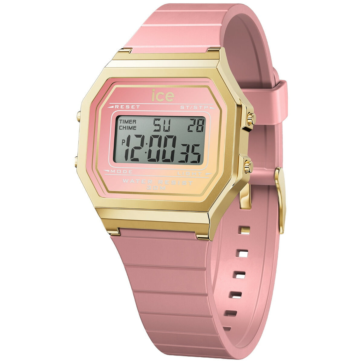 アイスウォッチ ICE-WATCH 腕時計 レディース アイスデジット レトロ サンセット ICE digit retro sunset コーラルドリームスケープ 022715【2024 新作】