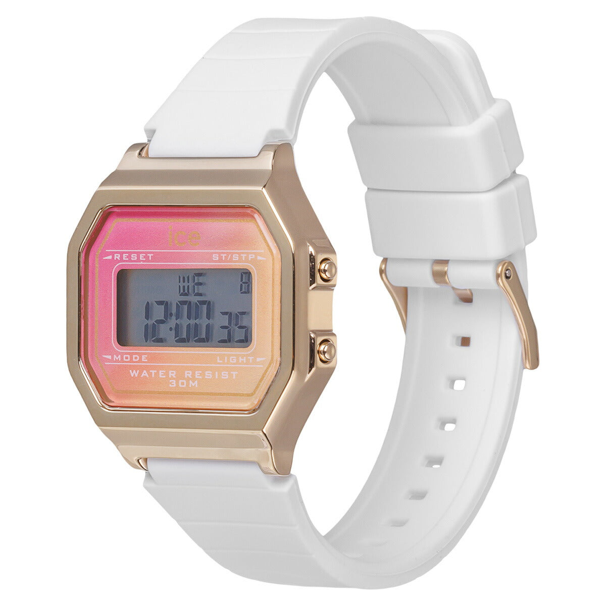 アイスウォッチ ICE-WATCH 腕時計 レディース アイスデジット レトロ サンセット ICE digit retro sunset ホワイトドリームスケープ 022716【2024 新作】