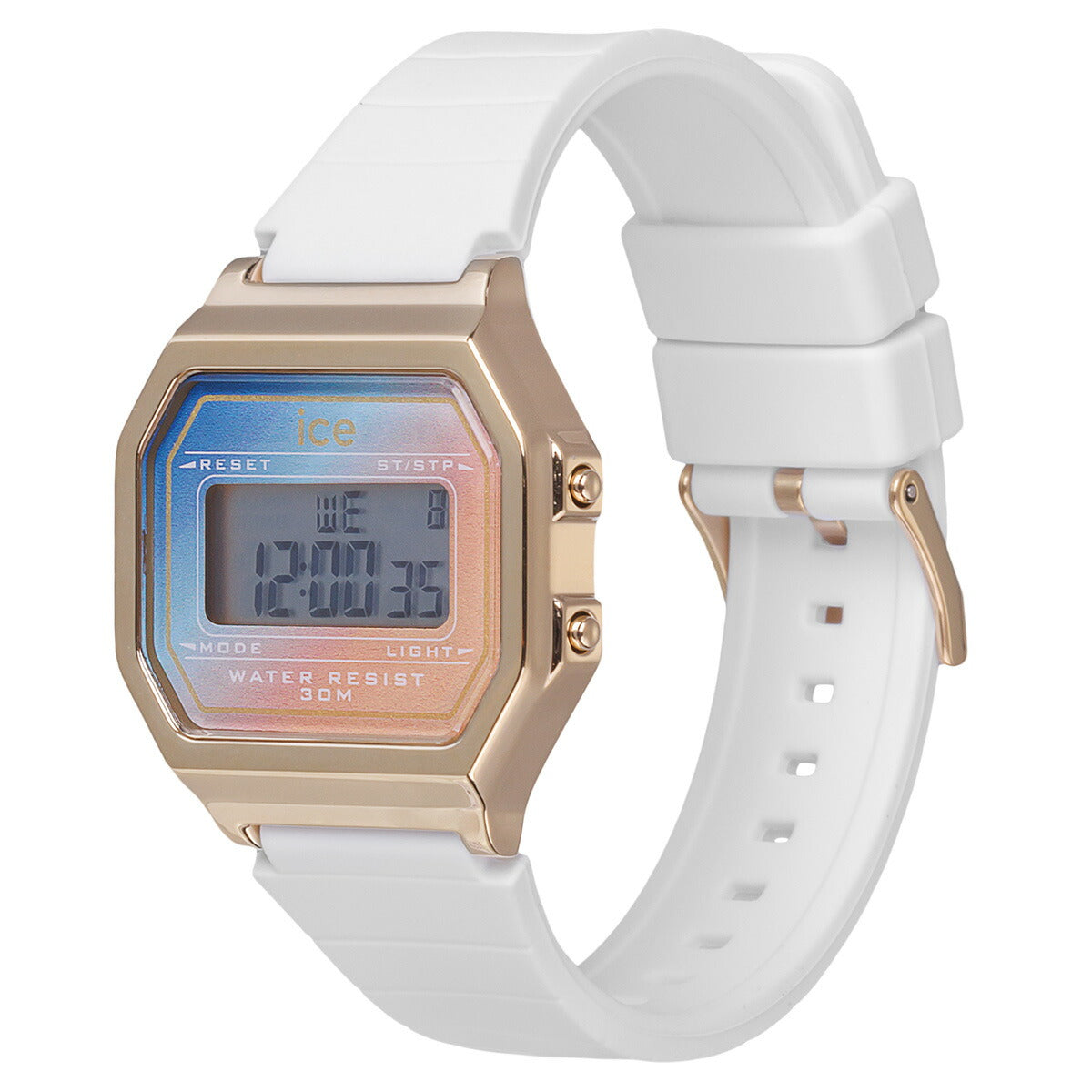 アイスウォッチ ICE-WATCH 腕時計 レディース アイスデジット レトロ サンセット ICE digit retro sunset ホワイトマジェスティック 022718【2024 新作】