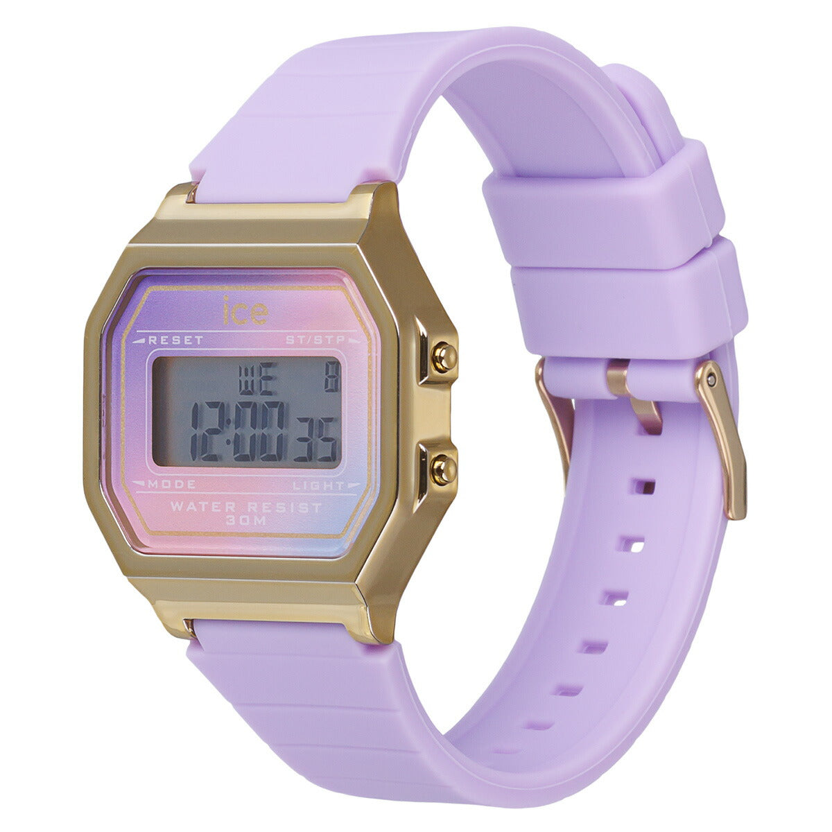 アイスウォッチ ICE-WATCH 腕時計 レディース アイスデジット レトロ サンセット ICE digit retro sunset パープルディライト 022721【2024 新作】