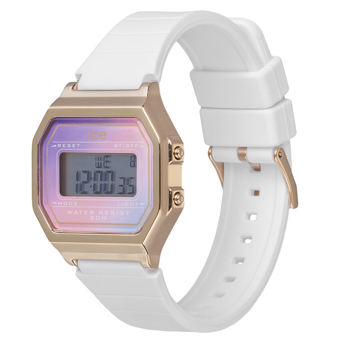 アイスウォッチ ICE-WATCH 腕時計 レディース アイスデジット レトロ サンセット ICE digit retro sunset ホワイトディライト 022715【2024 新作】