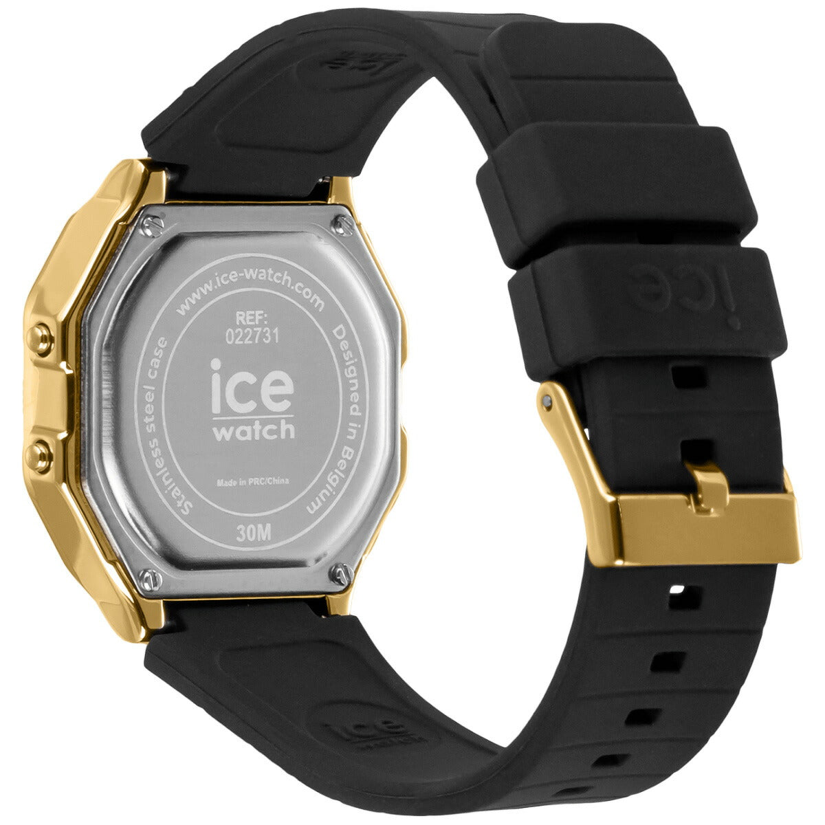 アイスウォッチ ICE-WATCH 腕時計 レディース アイスデジット レトロ メタル ICE digit retro METAL メタルゴールドミラーブラック 022731【2024 新作】