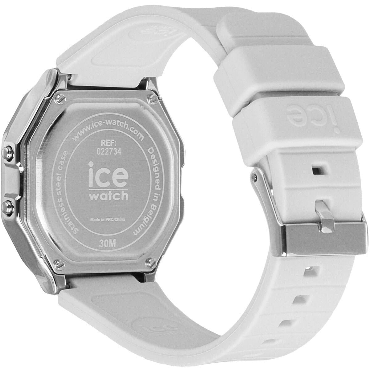 アイスウォッチ ICE-WATCH 腕時計 レディース アイスデジット レトロ メタル ICE digit retro METAL メタルシルバーミラーホワイト 022734【2024 新作】