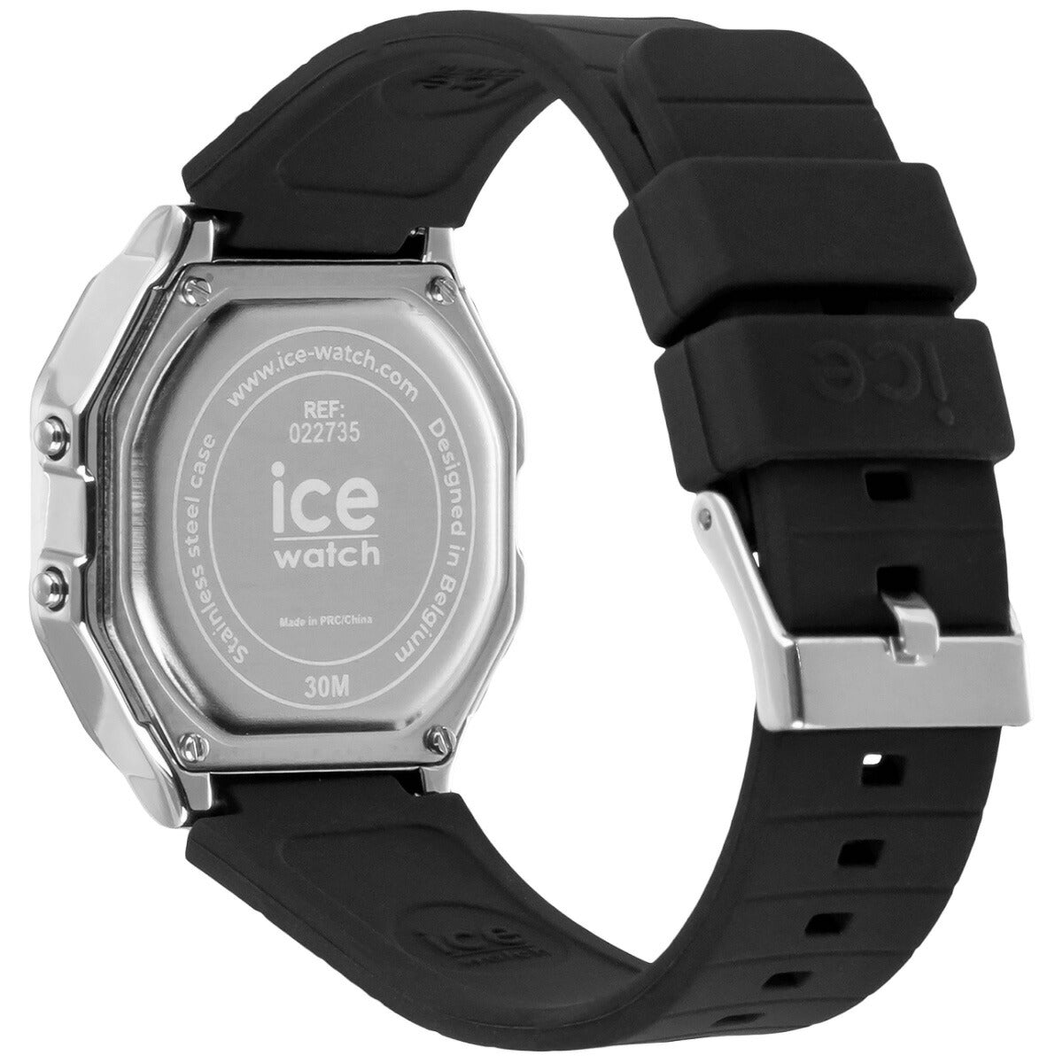 アイスウォッチ ICE-WATCH 腕時計 レディース アイスデジット レトロ メタル ICE digit retro METAL メタルシルバーミラーブラック 022735【2024 新作】