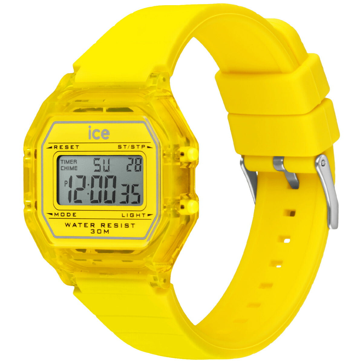 アイスウォッチ ICE-WATCH 腕時計 レディース アイスデジット レトロ ICE digit retro エレクトリックイエロー クリア 022891【2024 新作】