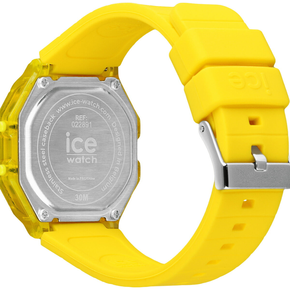 アイスウォッチ ICE-WATCH 腕時計 レディース アイスデジット レトロ ICE digit retro エレクトリックイエロー クリア 022891【2024 新作】