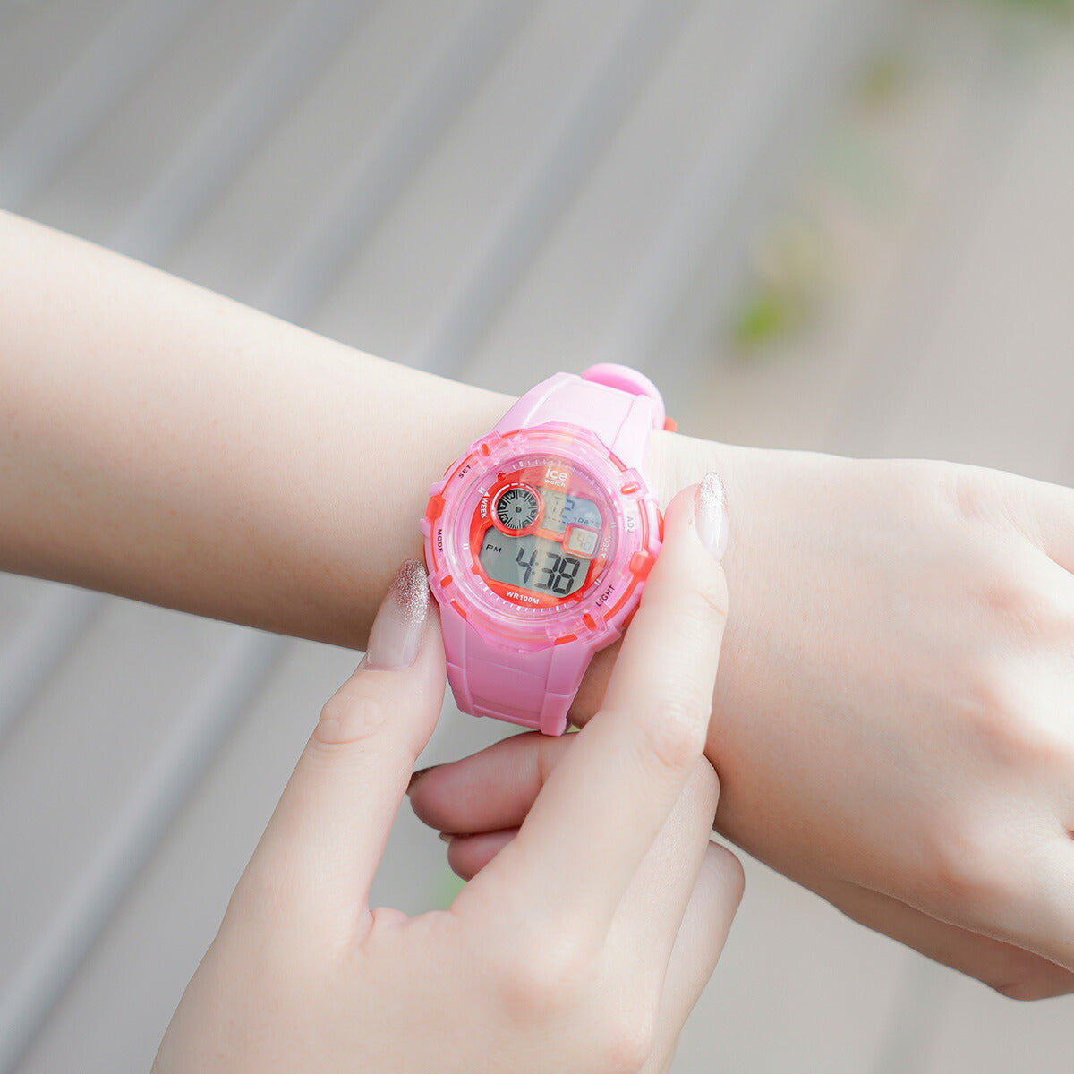 アイスウォッチ ICE-WATCH 腕時計 レディース アイスデジットエクスプローラー ICE digit explorer ラブリーピンク 023268【2024 新作】