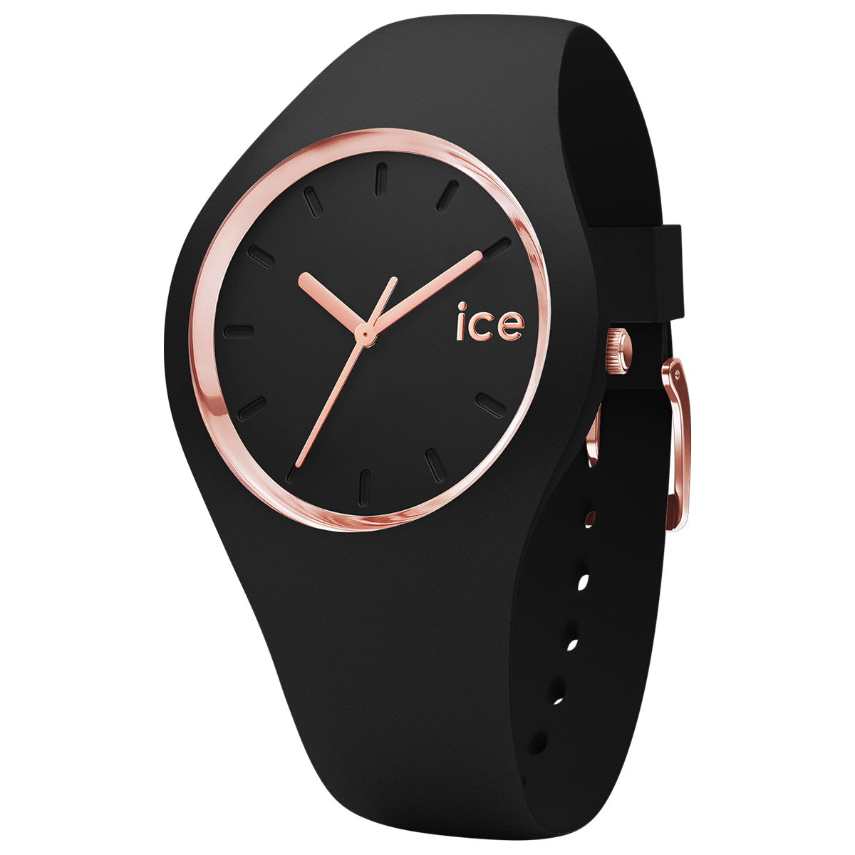 アイスウォッチ ICE-WATCH 腕時計 レディース アイスグラム ICE glam ブラックローズゴールド スモール＋ 024521