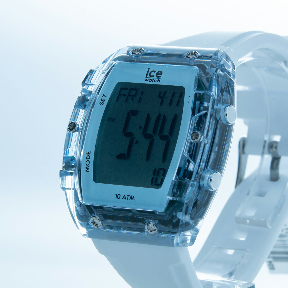 アイスウォッチ ICE-WATCH 腕時計 メンズ レディース アイスデジットボリデイ ICE digit boliday ホワイト クリアブルー シルバー 024567【2025 新作】