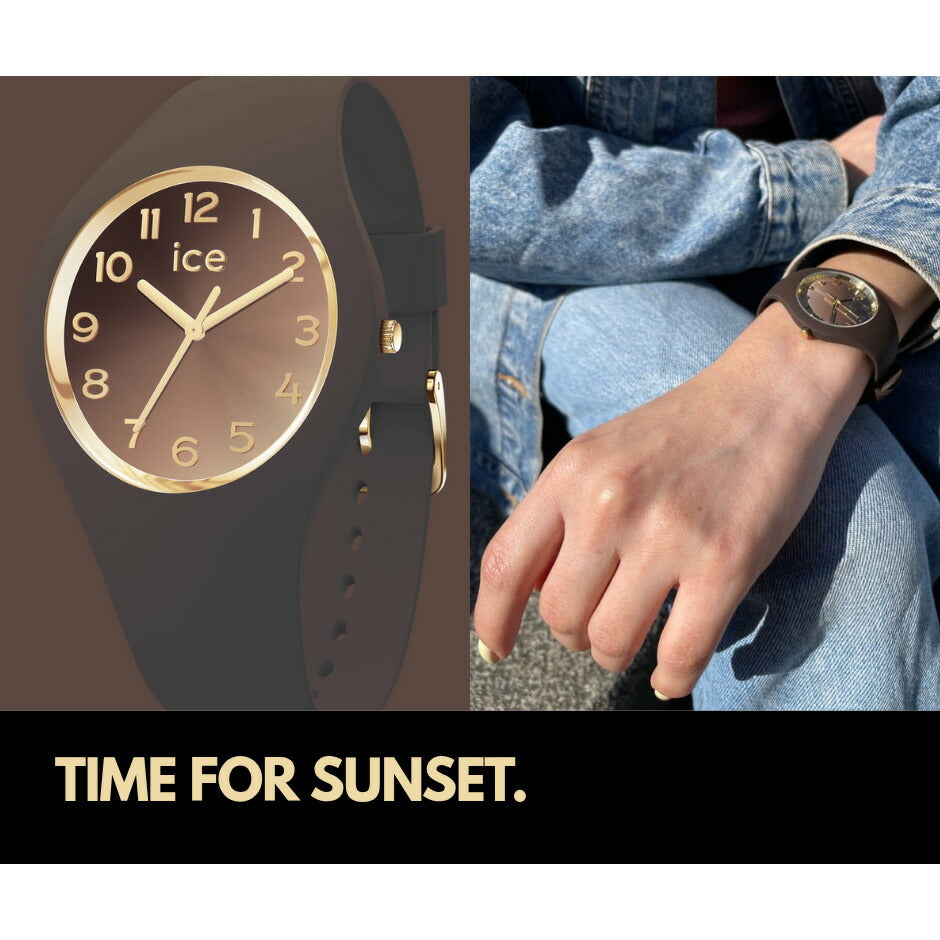 アイスウォッチ ICE-WATCH 腕時計 レディース アイスサンセット2025 ICE sunset 2025 スモール＋ ダークチョコレート 024986【2025 新作】
