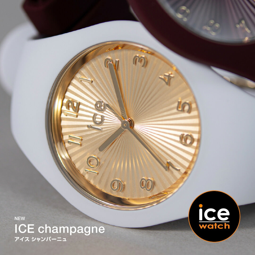 アイスウォッチ ICE-WATCH 腕時計 メンズ レディース アイスシャンパーニュ ICE champagne ホワイトゴールド スモール＋ 025250