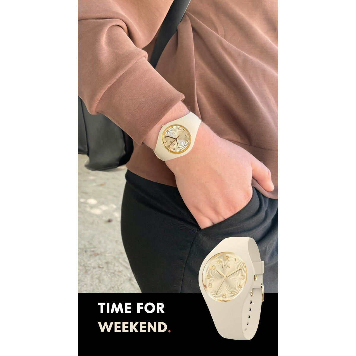 アイスウォッチ ICE-WATCH 腕時計 メンズ レディース アイスシャンパーニュ ICE champagne アーモンドスキン スモール＋ 025251