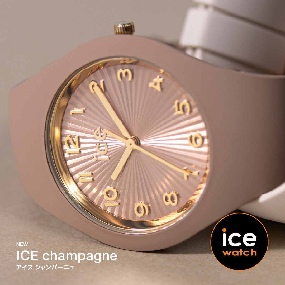 アイスウォッチ ICE-WATCH 腕時計 メンズ レディース アイスシャンパーニュ ICE champagne モカ スモール＋ 025252