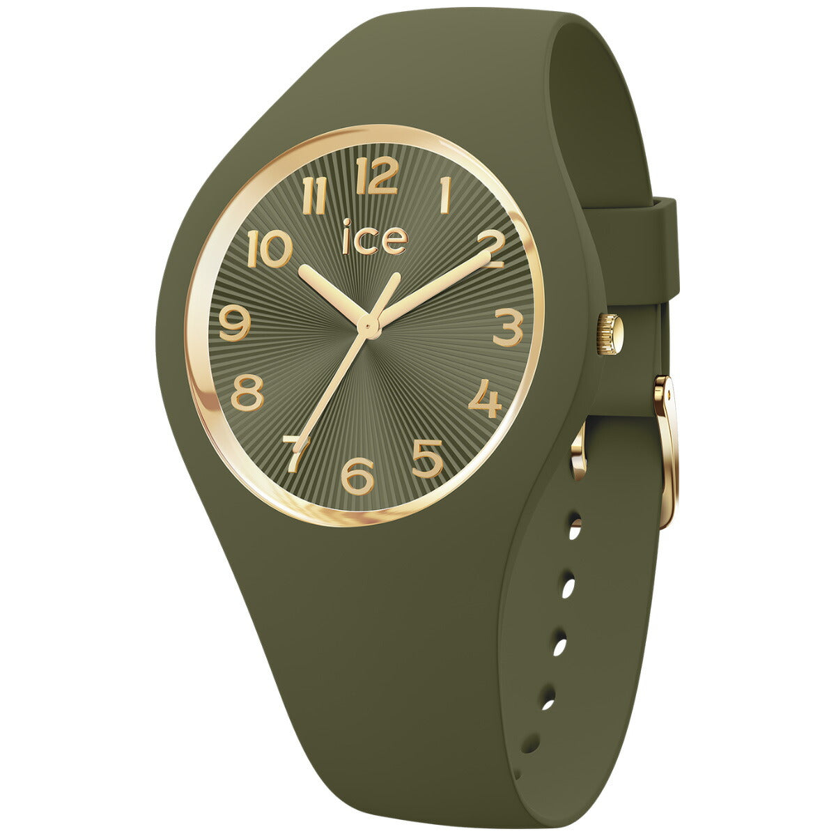 アイスウォッチ ICE-WATCH 腕時計 メンズ レディース アイスシャンパーニュ ICE champagne オリーブグリーン スモール＋ 025254