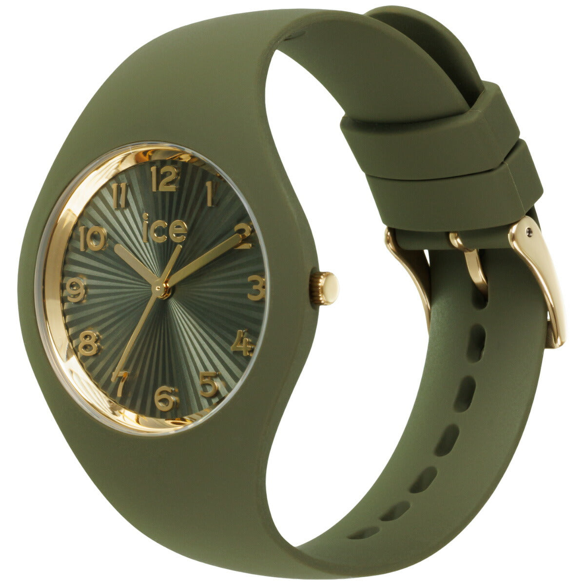 アイスウォッチ ICE-WATCH 腕時計 メンズ レディース アイスシャンパーニュ ICE champagne オリーブグリーン スモール＋ 025254