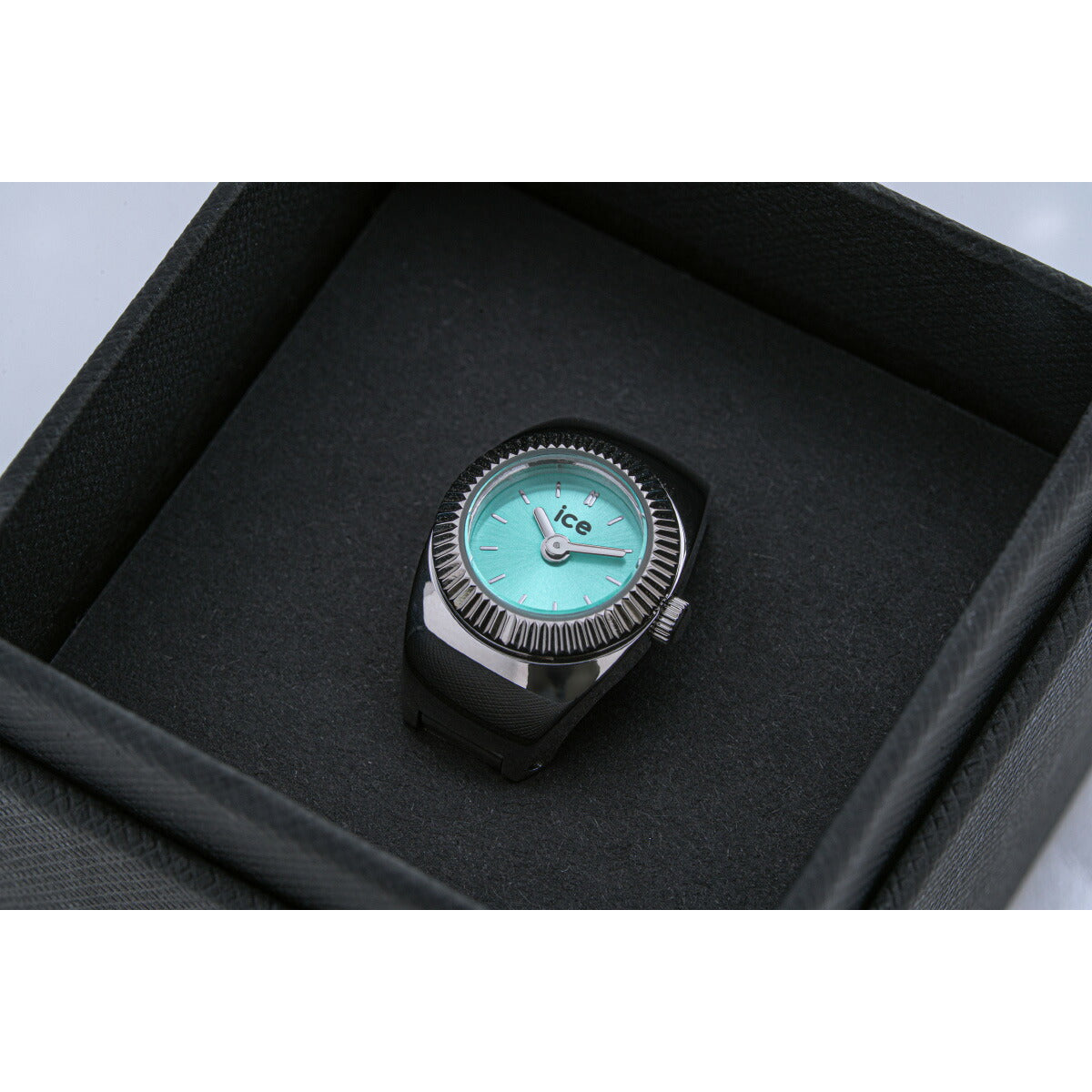 アイスウォッチ ICE-Watch リングウォッチ ウォッチリング 時計 指輪 シュシュ CHOUCHOU シルバーターコイズ 025515【2026 新作】