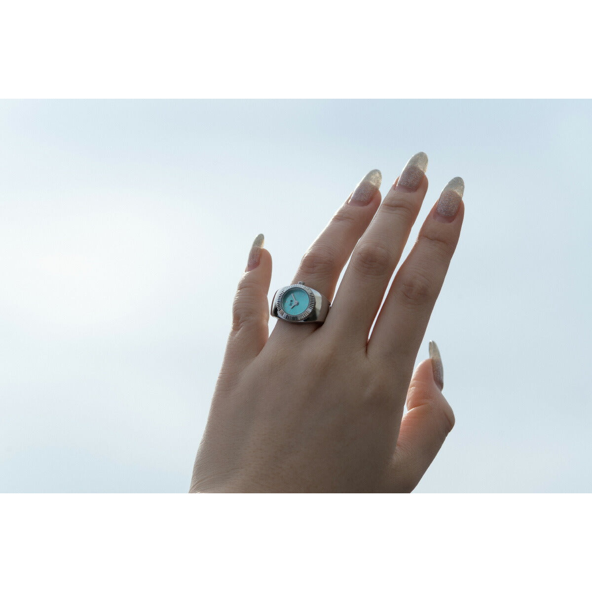 アイスウォッチ ICE-Watch リングウォッチ ウォッチリング 時計 指輪 シュシュ CHOUCHOU シルバーターコイズ 025515【2026 新作】