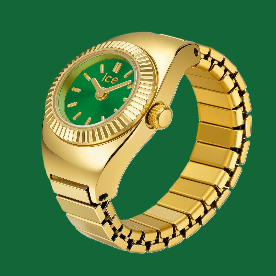 アイスウォッチ ICE-Watch リングウォッチ ウォッチリング 時計 指輪 シュシュ CHOUCHOU ゴールドオリーブ 025517【2026 新作】